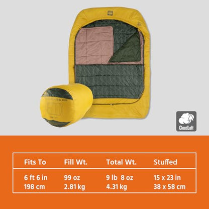 Doublewide 20°F Sleeping Bag for Two Person Camping