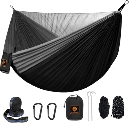 Portable Hammock with Mosquito Net and Tree Straps