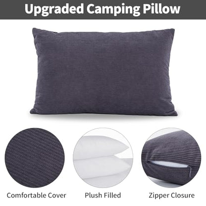 2 Pack Camping Pillows for Outdoor Use