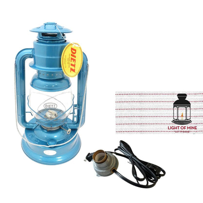 Classic Oil Camping Lantern with Replacement Wick
