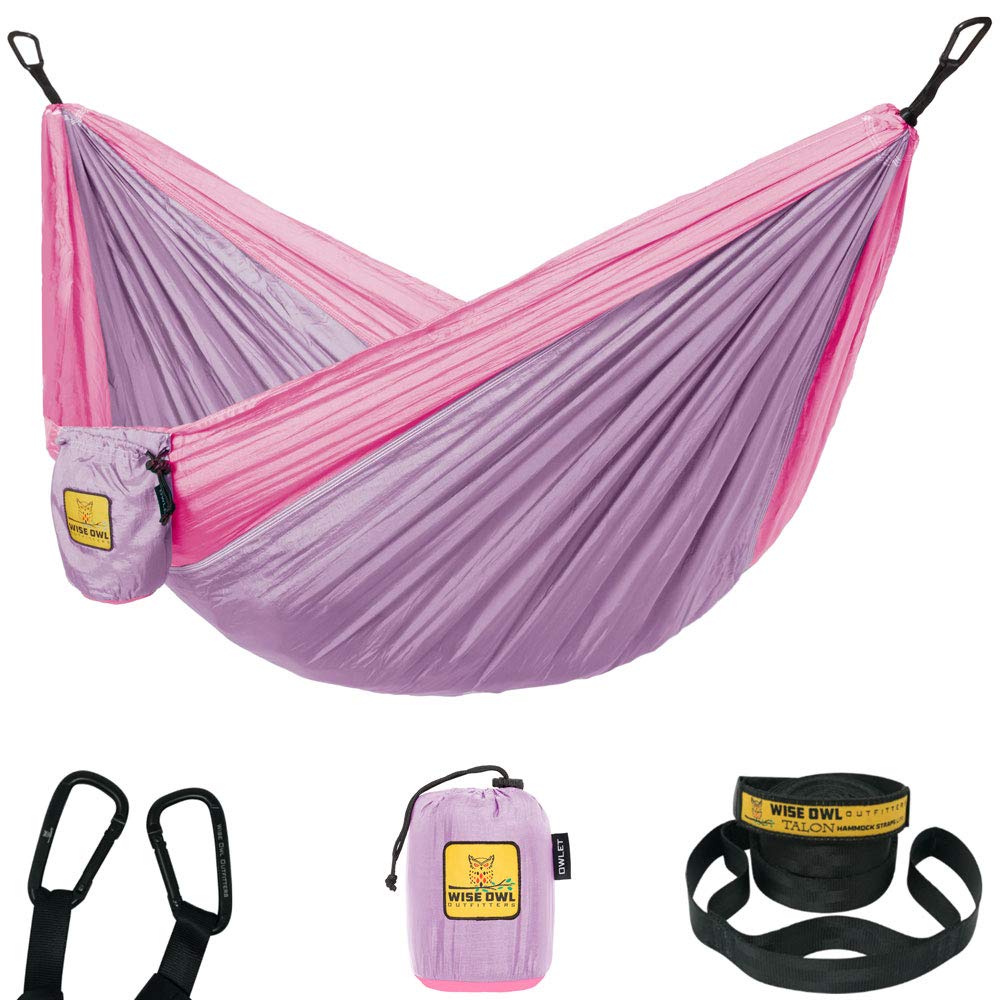 Portable Camping Hammock with Tree Straps