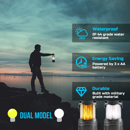 4 Pack Collapsible LED Camping Lanterns