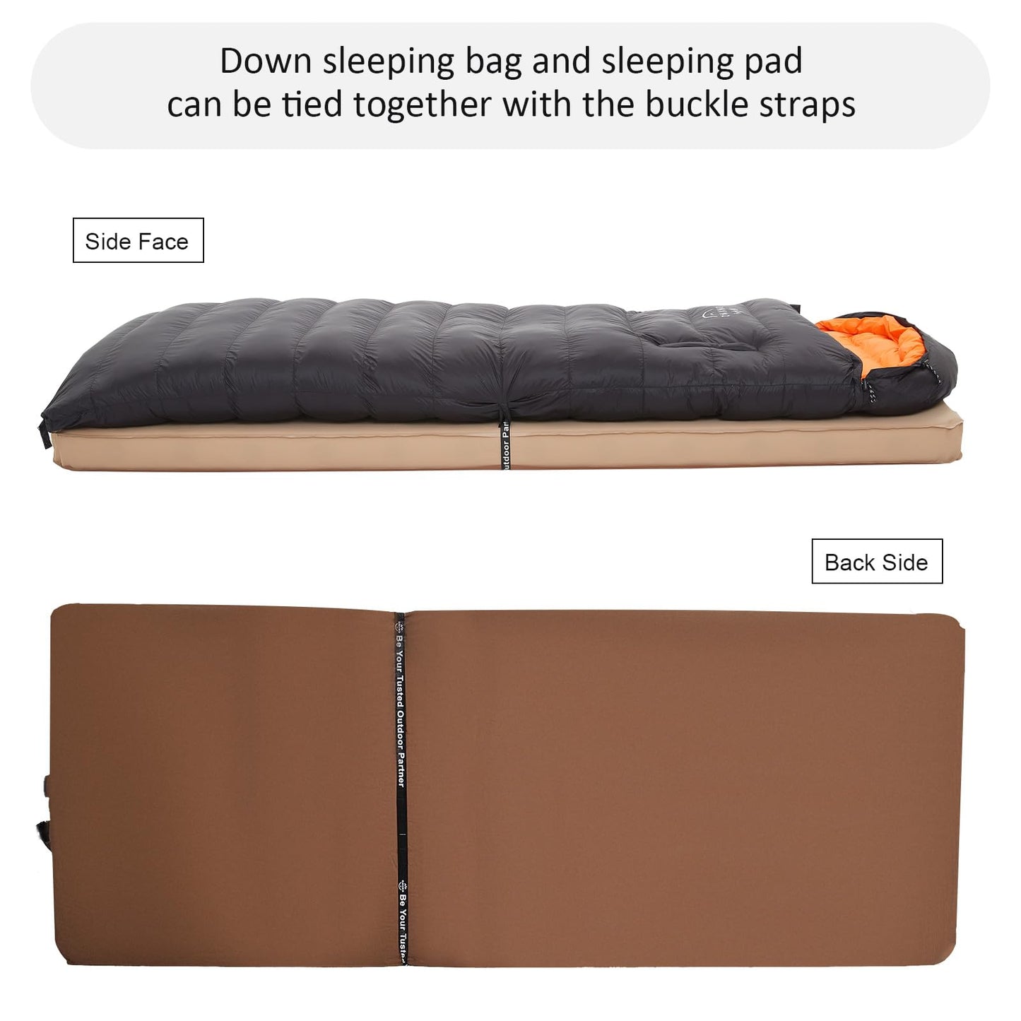 Wearable Down Sleeping Bag for Cold Weather Camping