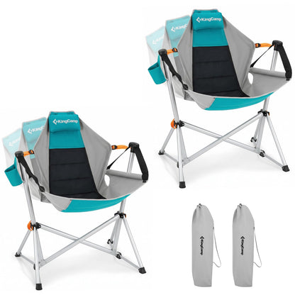 Oversized Folding Hammock Camping Chair with Recline
