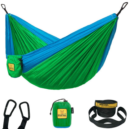 Portable Camping Hammock with Tree Straps