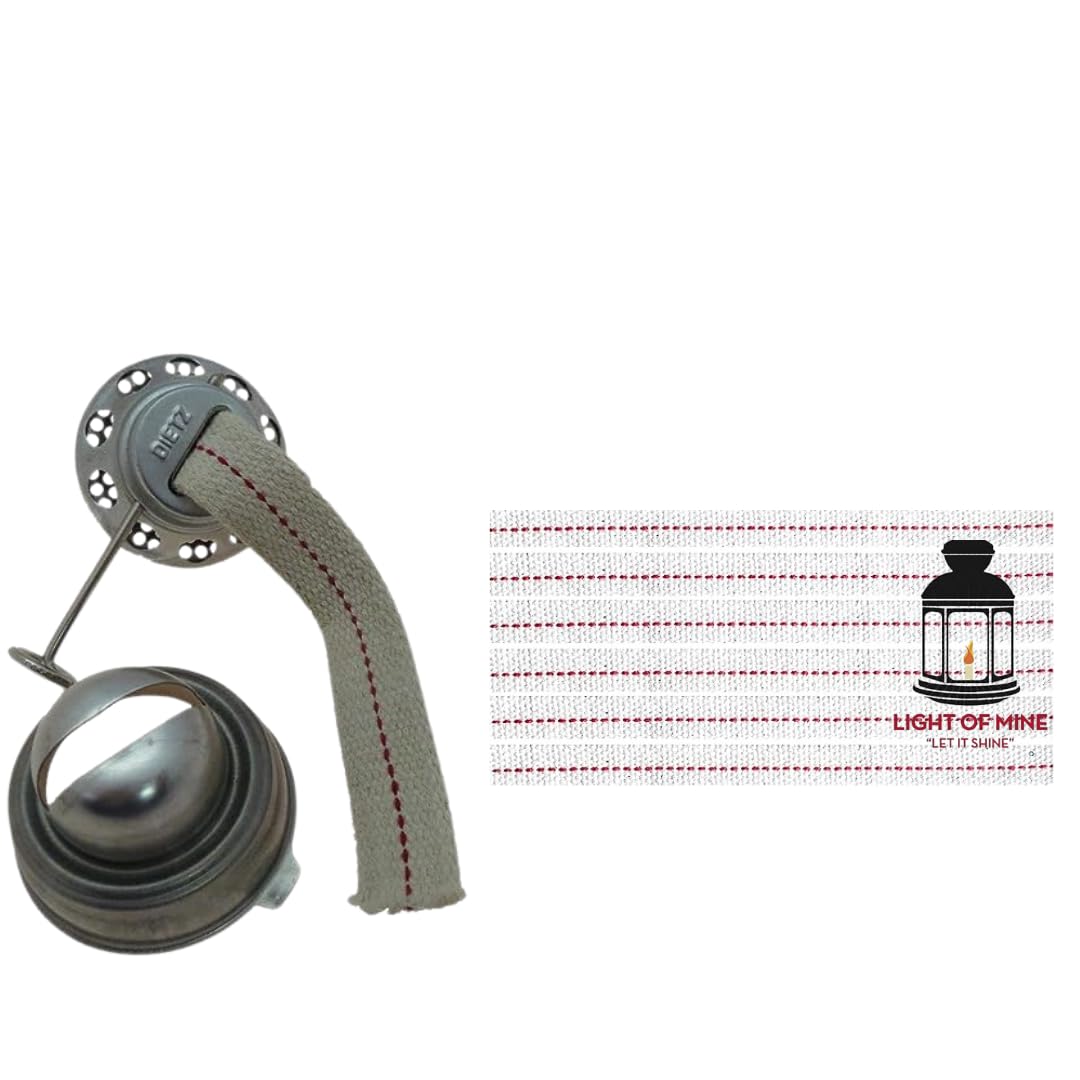 Classic Oil Camping Lantern with Replacement Wick