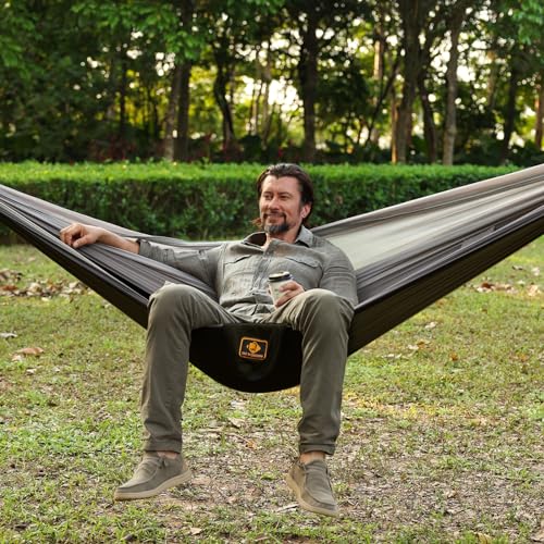 Portable Hammock with Mosquito Net and Tree Straps