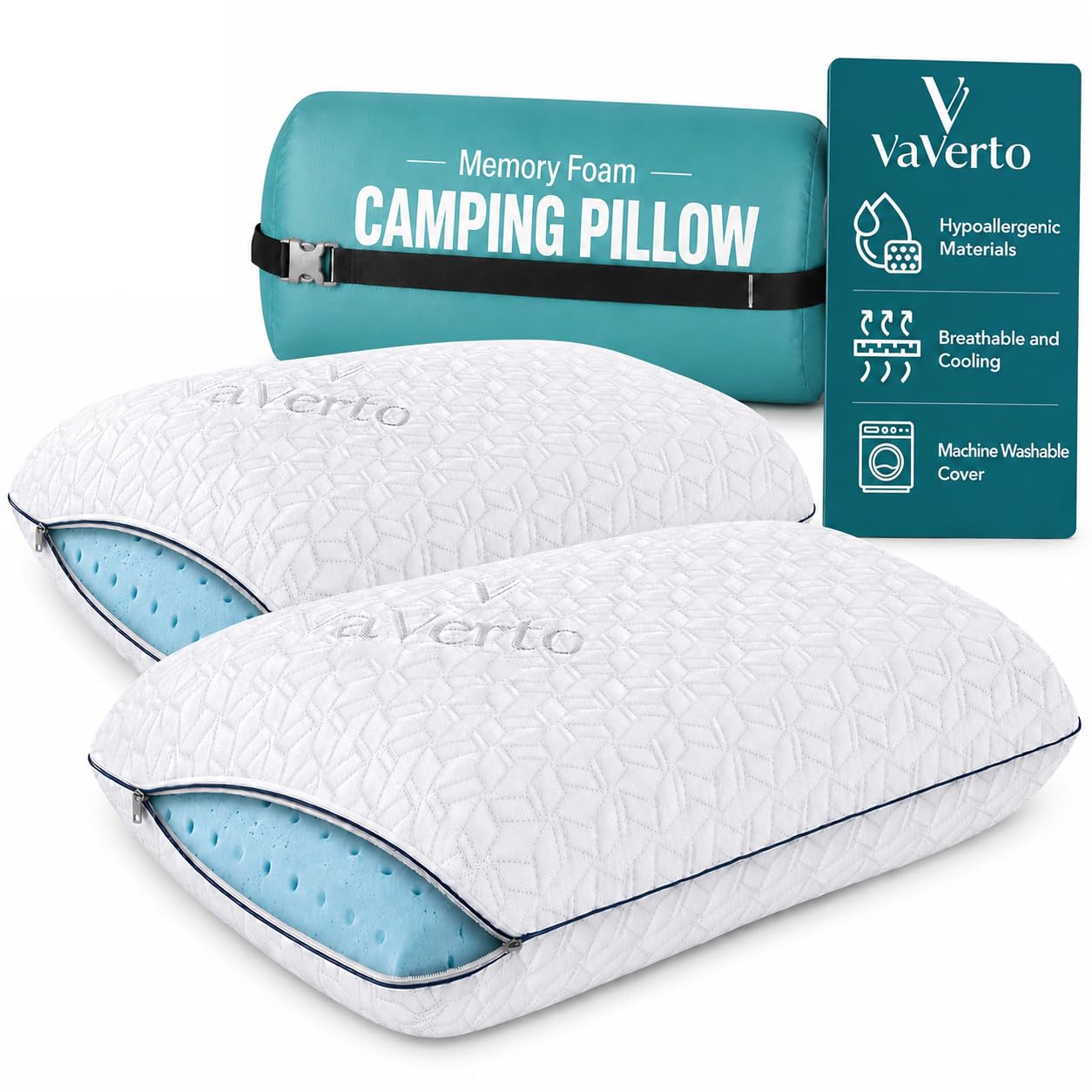 Vaverto Memory Foam Pillows