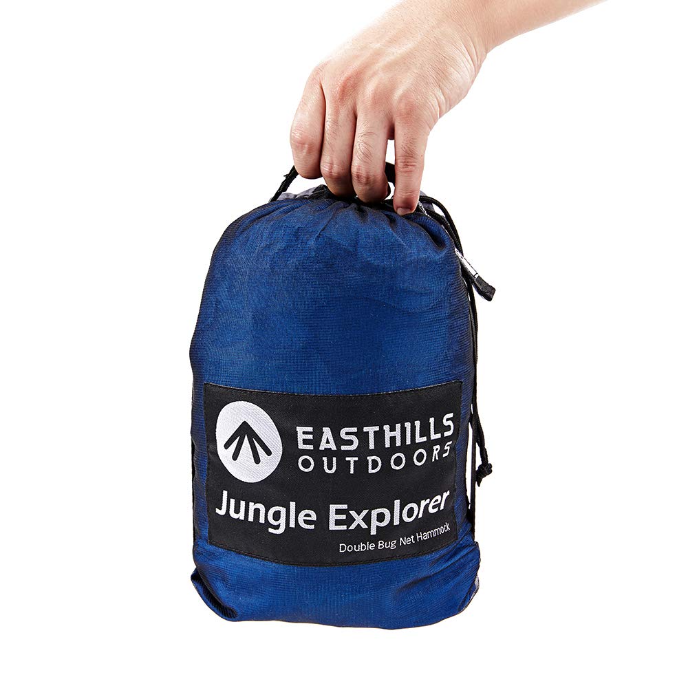 Double Camping Hammock with Mosquito Net and Rainfly