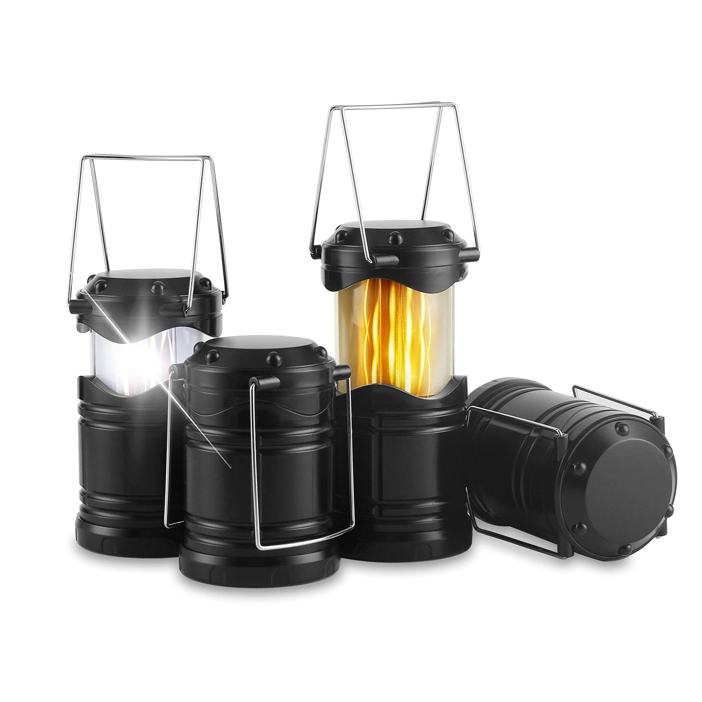 4 Pack Collapsible LED Camping Lanterns