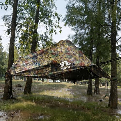 Single Camping Hammock Tent with Mosquito Net and Rainfly
