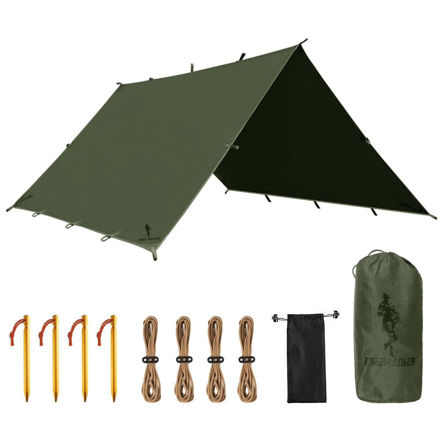 Waterproof Portable Camping Tarp Shelter
