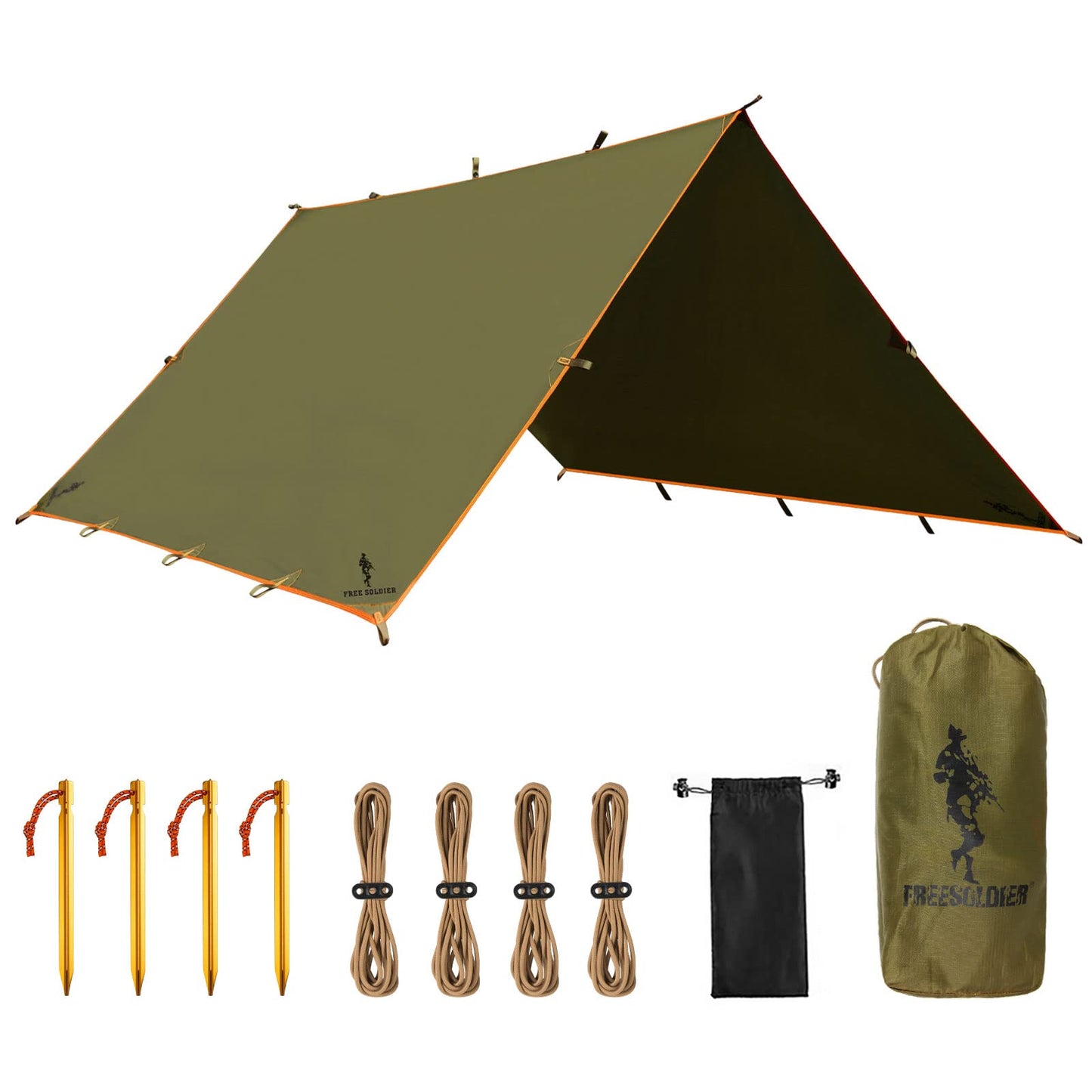 Waterproof Portable Camping Tarp Shelter