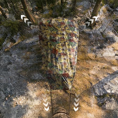 Single Camping Hammock Tent with Mosquito Net and Rainfly