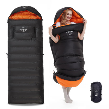 Wearable Down Sleeping Bag for Cold Weather Camping