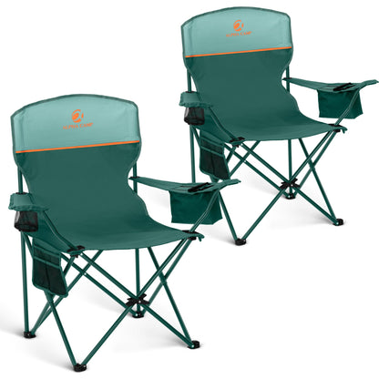 Heavy Duty Folding Camping Chair with Cooler Bag