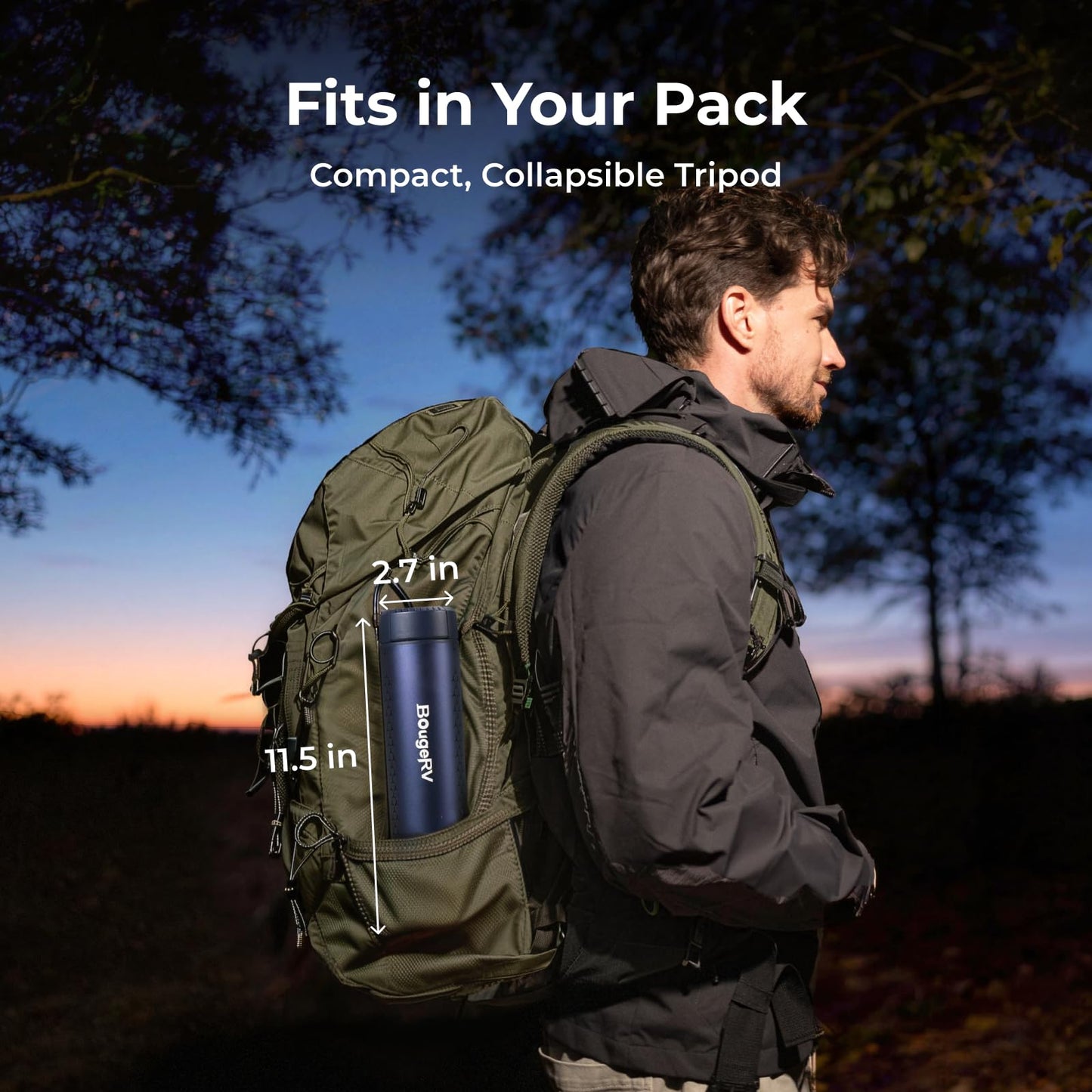 Telescopic Rechargeable Camping Lantern Light