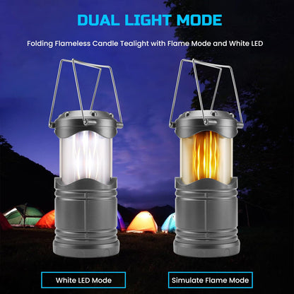4 Pack Collapsible LED Camping Lanterns