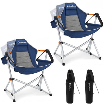 Oversized Folding Hammock Camping Chair with Recline