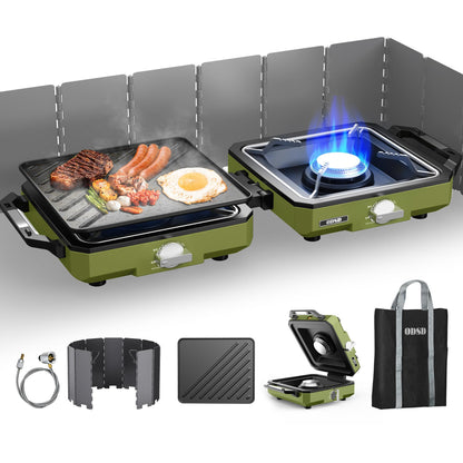 20,000 BTU Dual Burner Camping Stove
