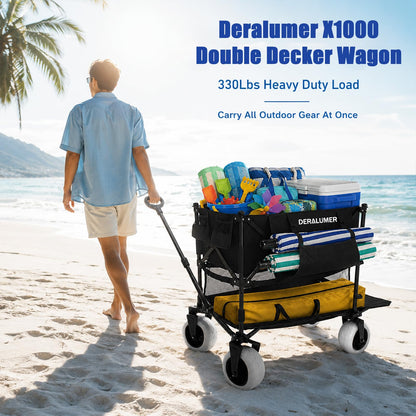 Heavy Duty Folding Camping Wagon Cart