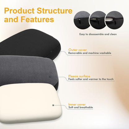 Memory Foam Camping Pillow for Travel and Hiking