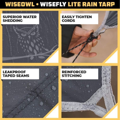 Waterproof Hammock Camping Rain Fly Tarp