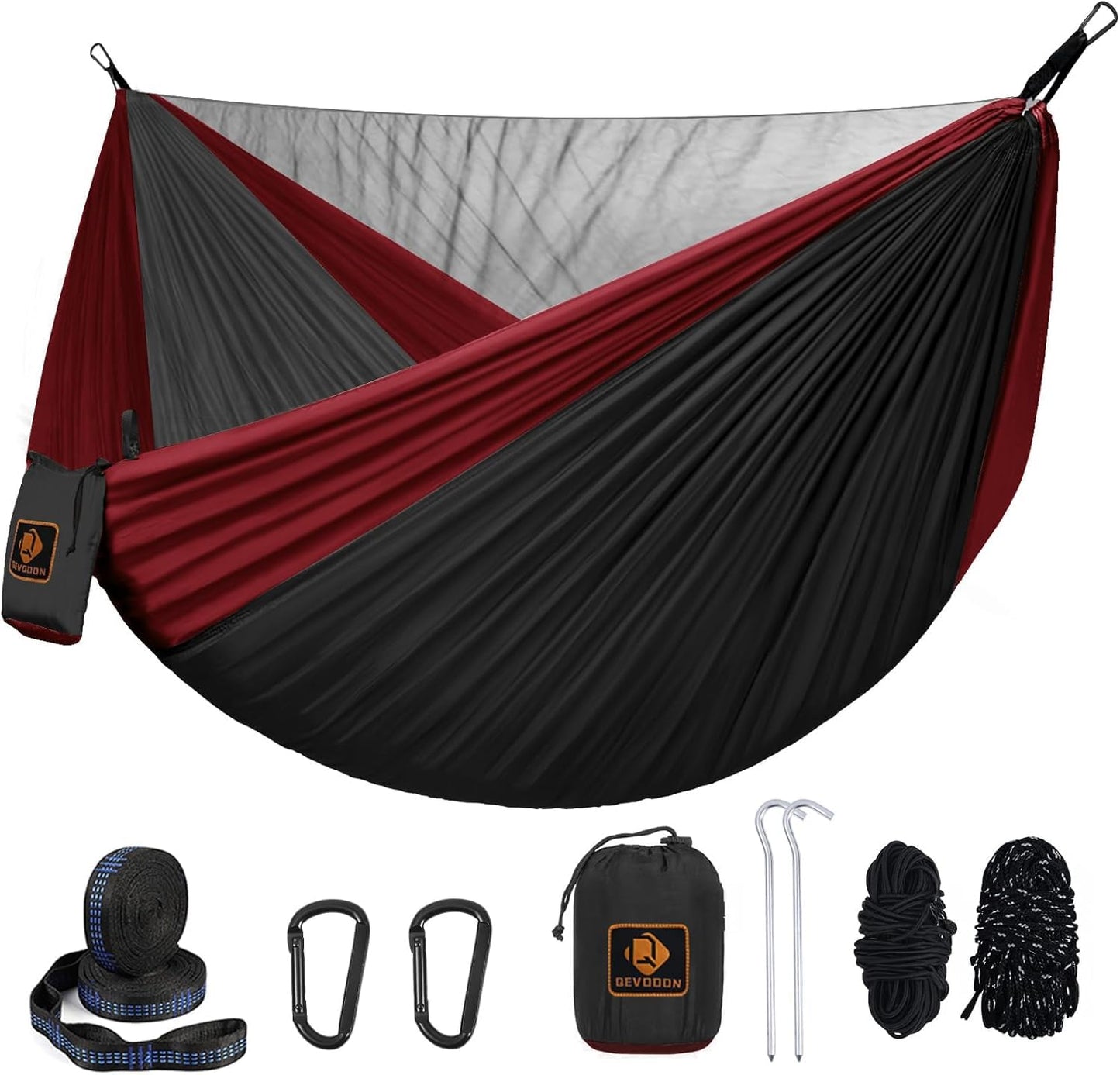 Portable Hammock with Mosquito Net and Tree Straps