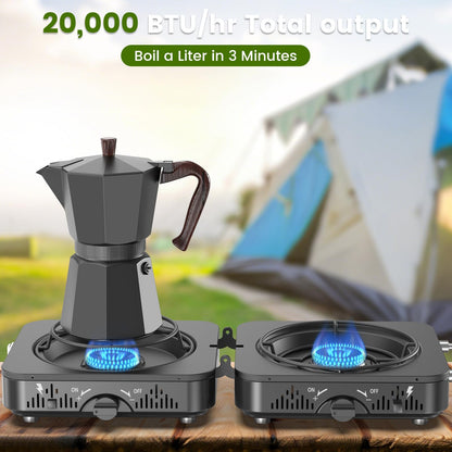 20,000 BTU Foldable Camping Stove