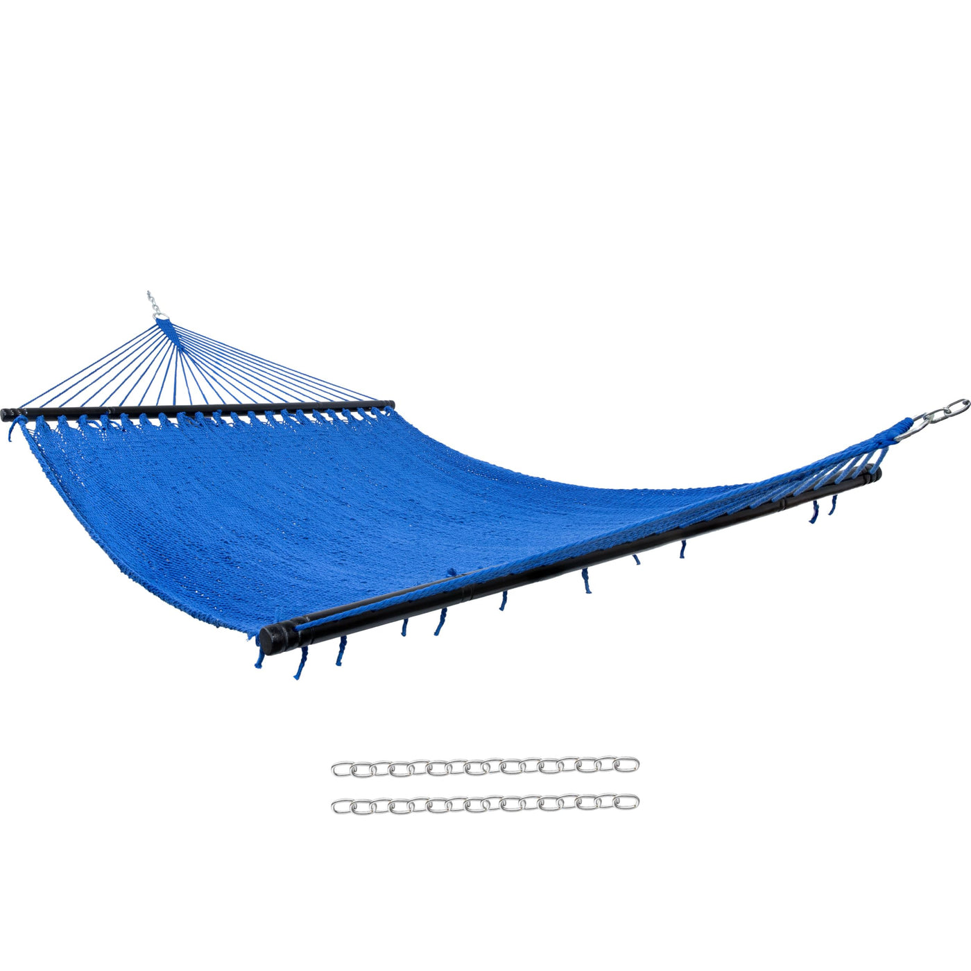 Soft-Spun Rope Double Hammock for Outdoor Relaxing