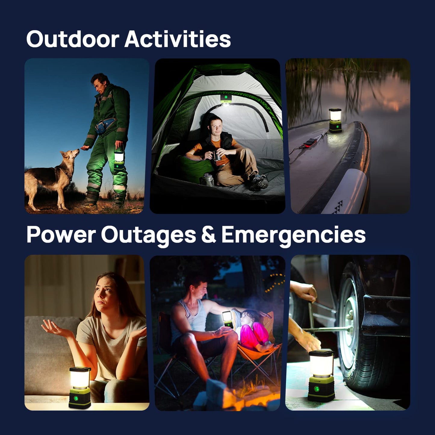 Consciot Rechargeable LED Camping Lantern