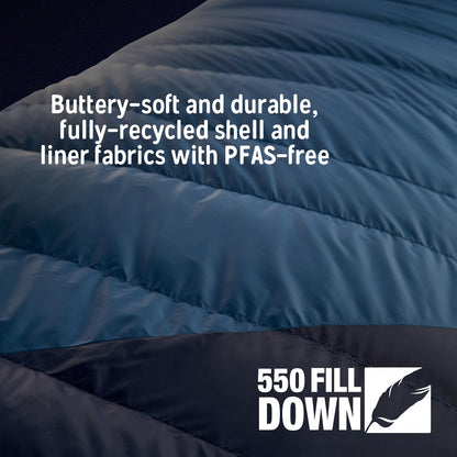 Down Mummy Sleeping Bag for Backpacking and Camping