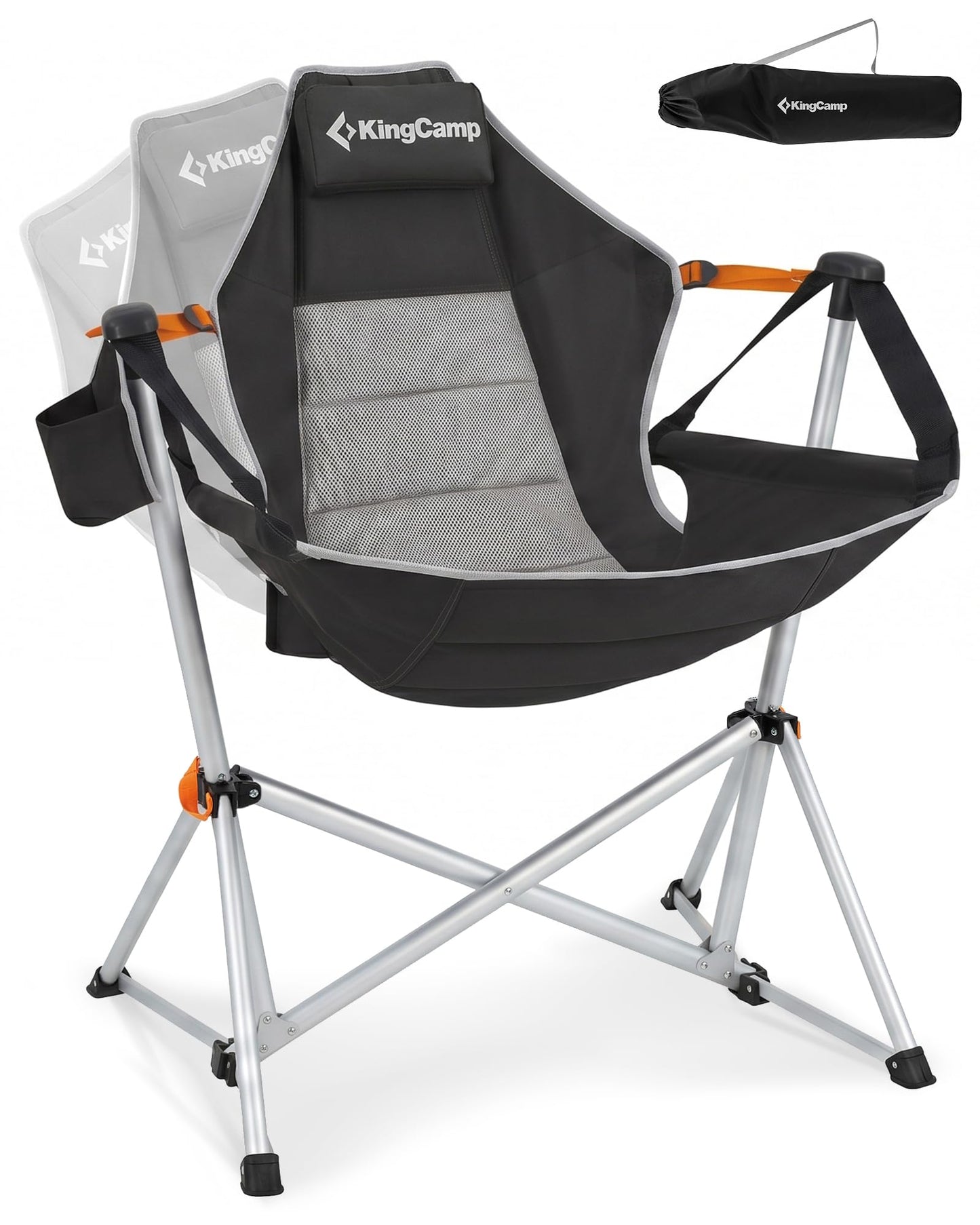 Oversized Folding Hammock Camping Chair with Recline