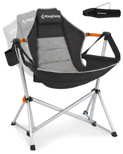 Oversized Folding Hammock Camping Chair with Recline