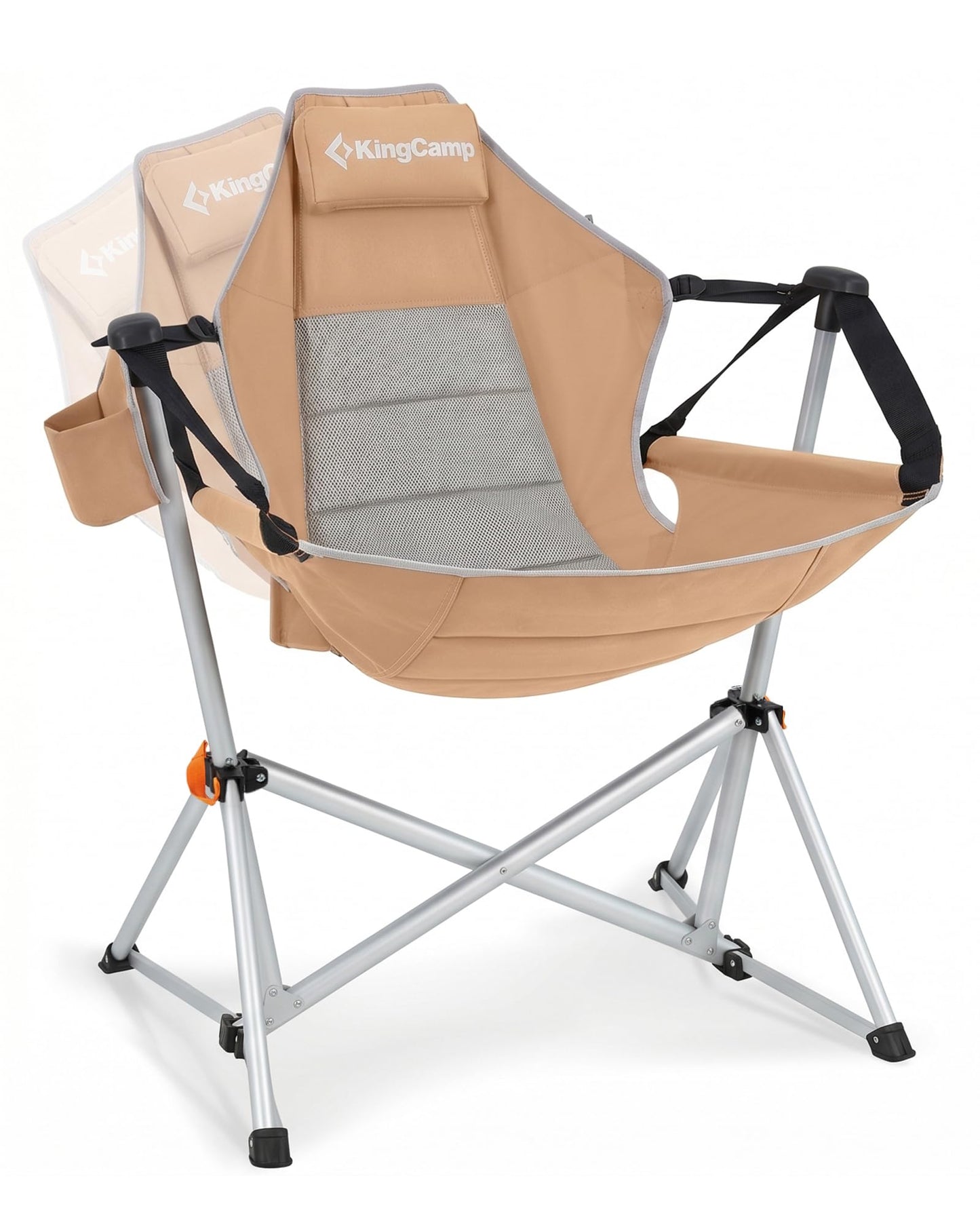 Oversized Folding Hammock Camping Chair with Recline