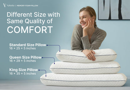 Vaverto Memory Foam Pillows