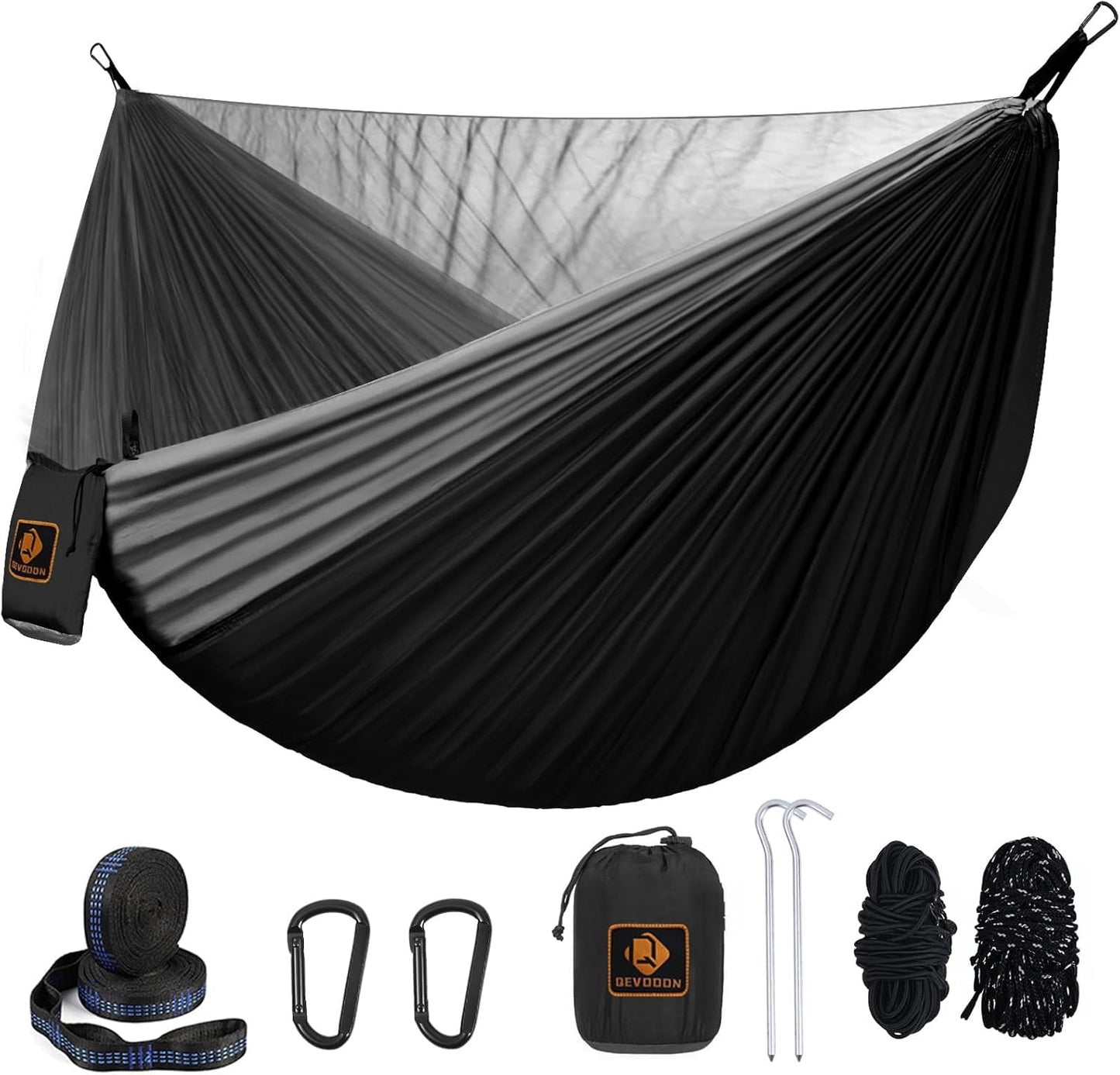 Portable Hammock with Mosquito Net and Tree Straps