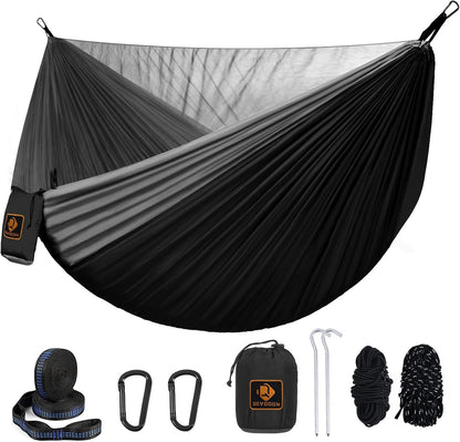Portable Hammock with Mosquito Net and Tree Straps