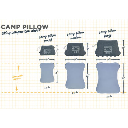 Memory Foam Camping Pillow for Outdoor Adventures