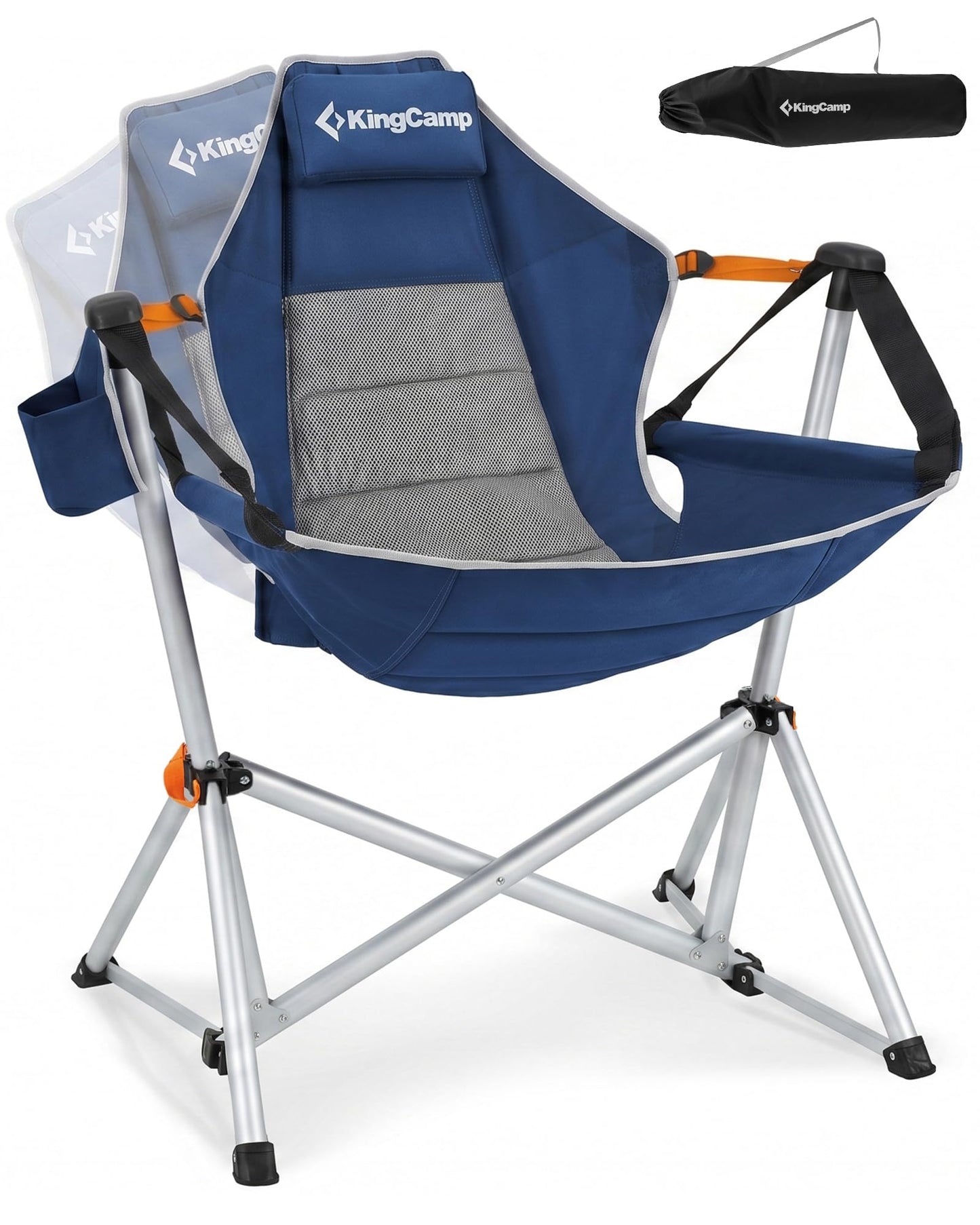 Oversized Folding Hammock Camping Chair with Recline