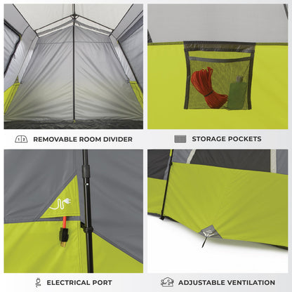 9 Person Instant Cabin Camping Tent