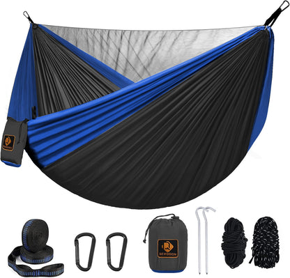 Portable Hammock with Mosquito Net and Tree Straps