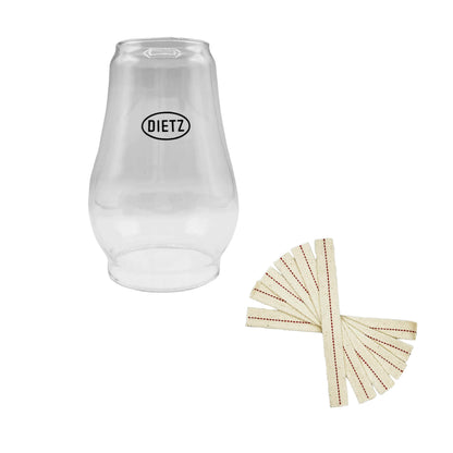 Classic Oil Camping Lantern with Replacement Wick