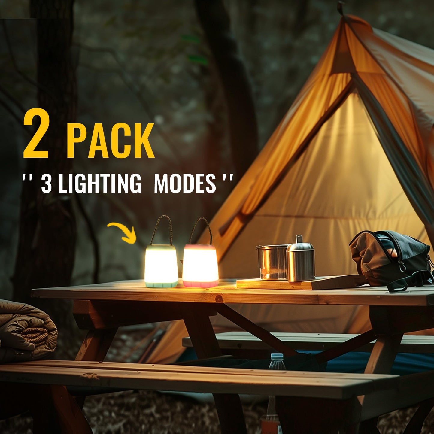 Rechargeable LED Camping Lantern Light