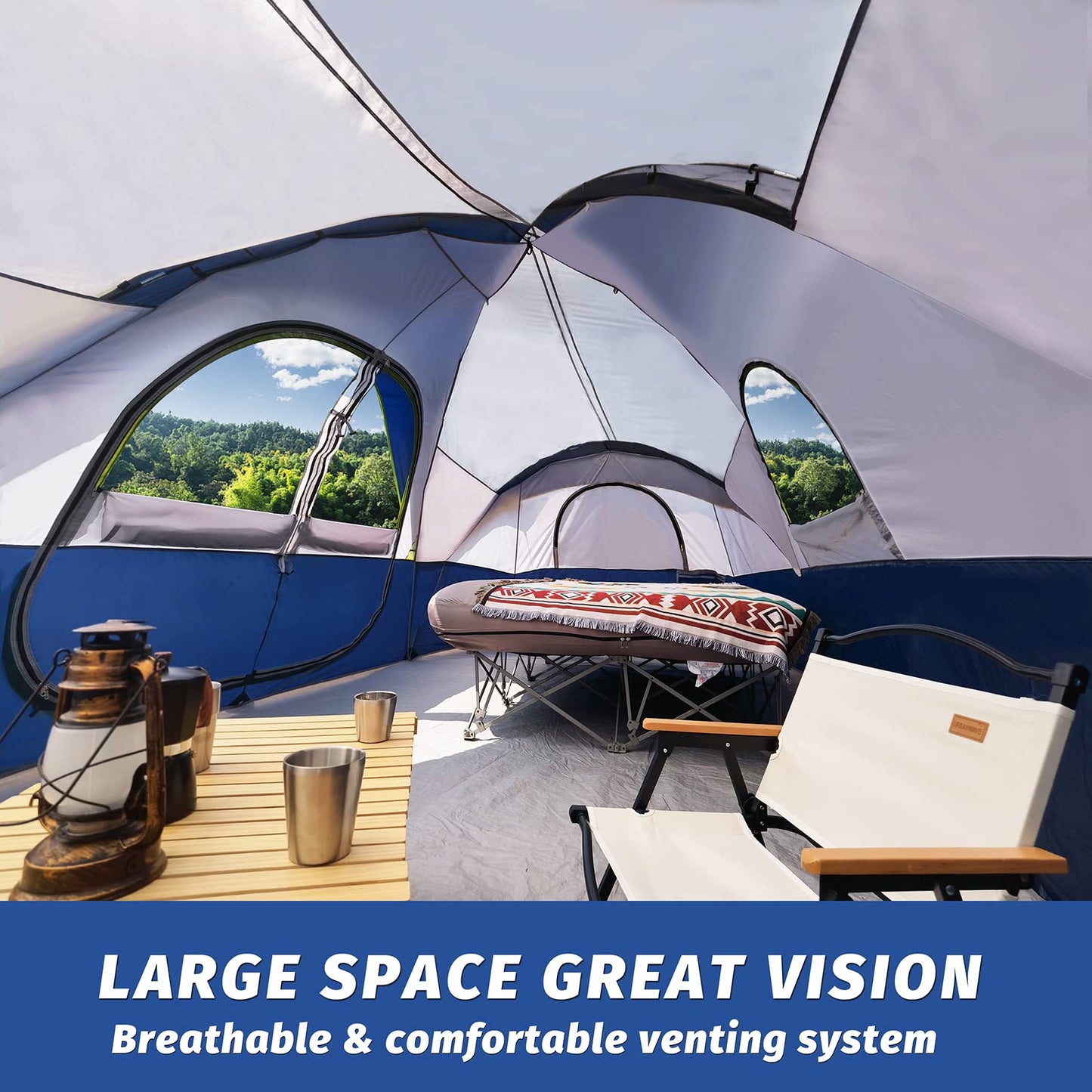 10 Person Waterproof Family Camping Tent