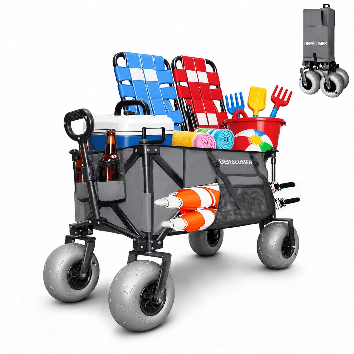 Heavy Duty Folding Camping Wagon Cart