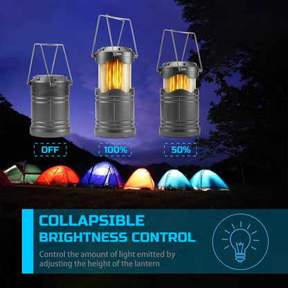 4 Pack Collapsible LED Camping Lanterns