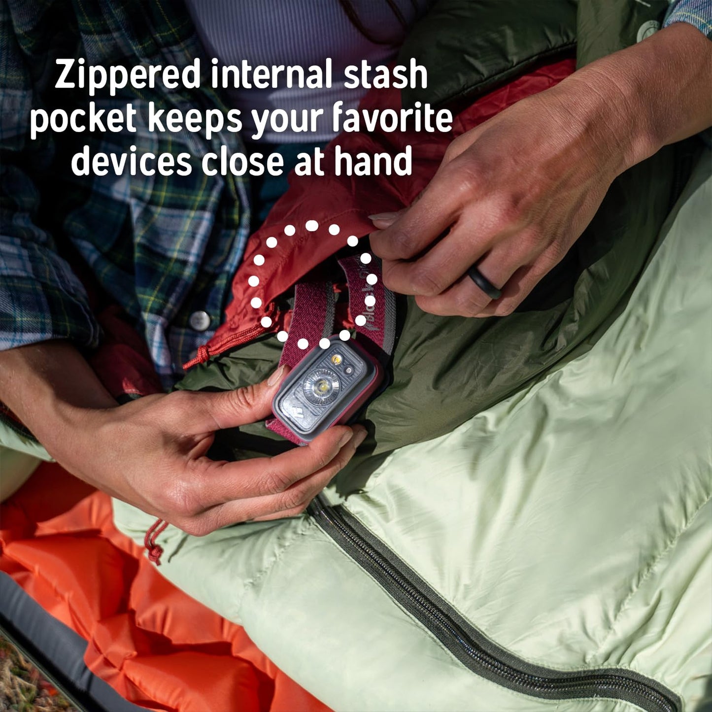 Down Mummy Sleeping Bag for Backpacking and Camping