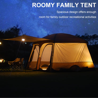 3-4 Person Waterproof Camping Tent with Vestibule