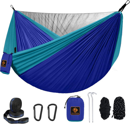 Portable Hammock with Mosquito Net and Tree Straps